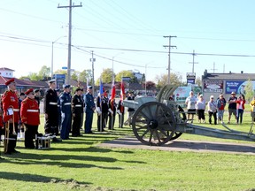 Royal Canadian Legion Branch 25's D-Day service on Thursday, June 6, 2019 in Sault Ste. Marie, Ont. (BRIAN KELLY/THE SAULT STAR/POSTMEDIA NETWORK)