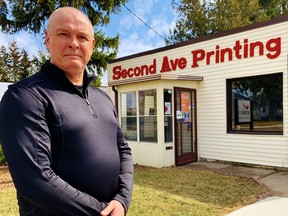 Tom Gamelin, owner of Second Avenue Printing in Simcoe, closed the deal to purchase Morris Printing Services on Metcalfe Street South March 1. Gamelin says the COVID-19 pandemic helped bring the long-serving businesses together.  – Monte Sonnenberg