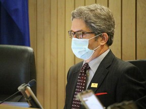On Tuesday, March 23, council voted 5-4 in favour to allow the current municipal Temporary Mandatory Face Coverings Bylaw to expire on March 31. Masking inside public places will remain in effect as provincial regulations supersede municipal policies. Lindsay Morey/News Staff/File