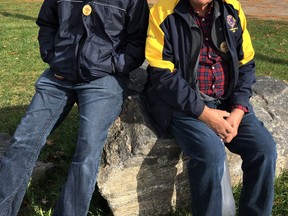 Garfield Robertson with his grandson Jonathon at the Bala Cranberry Festival in October, 2019.
Peter Dunnett Photo