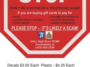 scam sign