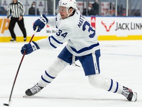 Auston Matthews and the Maple Leafs are the class of the Canadian division and seem to have a real shot at going deep in the playoffs this season.