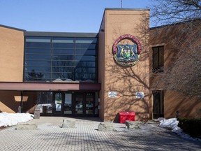An outbreak of COVID-19 has prompted the Ontario Police College in Aylmer to temporarily suspend classes. (Derek Ruttan/The London Free Press)