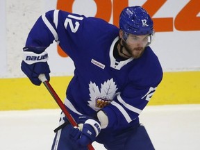 Toronto Marlies Alex Galchenyuk plays in the third period in Toronto on Monday, March 1, 2021. Jack Boland/Toronto Sun/Postmedia Network