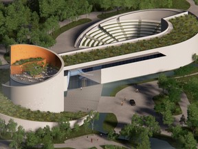 An artistic rendering of the Métis Cultural Centre produced by Mindful Architecture, distributed to media on March 23, 2021. Supplied Image/McMurray Metis