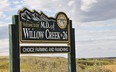 Nanton-MD of Willow Creek sign-low res