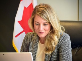 Minster Melanie Joly, economic development and official languages.