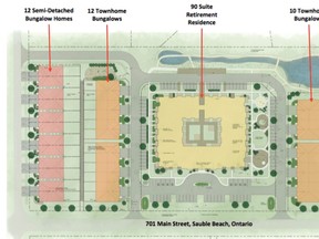 Sauble Beach residential seniors complex drawing from South Bruce Peninsula council agenda on Tuesday, March 16, 2021.