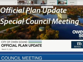 A special city council meeting took place this week on Owen Sound's official plan update.