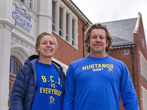 Jen Link and her husband, Marc Cohoon, are physical education teachers at Brantford Collegiate Institute. They say high school students are feeling the effects of the pandemic with the cancellation of sports and extracurricular activities.