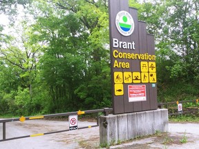The Brantford Public Library is offering day passes to Grand River Conservation Authority parks, including the Brant Conservation Area.