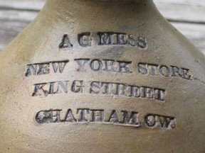This New York House jug is more than 150 years old.