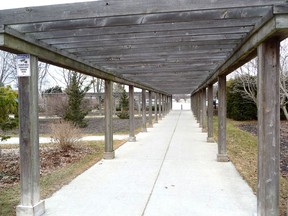 The arbour at Germain Park in Sarnia is the park's best feature, according to gardening expert John DeGroot. John DeGroot photo