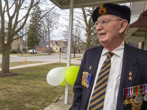Friends and family of Murray Greene didn't wait for the official drive-by parade on March 23 to celebrate his 100th birthday. People driving by his home in Exeter during the day honked when they saw the balloons and the signs for 100, his family said. After serving in the Canadian Army during the Second World War, the Thamesville-born man and his wife operated a variety store and he chaired the public utility commission for 30 years. Mike Hensen/Postmedia Network