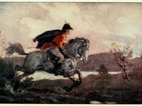 C. W. Jeffreys' Famous Illustration of General Sir Isaac Brock Riding to Queenston Heights, October 1812.