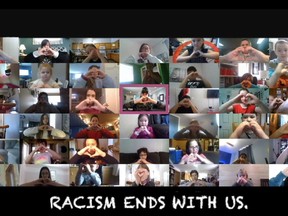 Students and staff at the Huron Perth Catholic District School Board's Blessed Carlo Acutis virtual school have won LUSO Community Services' 2021 Stop Racism Video Contest with their two-minute entry, Racism Ends With Us. Submitted