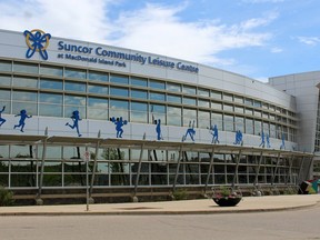 The Suncor Community leisure Centre at MacDonald Island Park on Friday, June 13, 2020. Laura Beamish/Fort McMurray Today/Postmedia Network ORG XMIT: POS2006151402577495