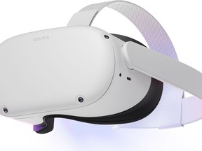 The Oculus Quest 2 is a VR set that allows people to connect and play games and watch 3D movies and more from the comfort of their own home. Oculus.com photo