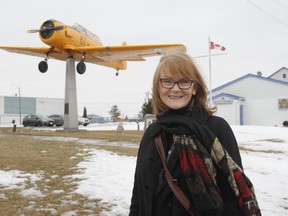 Vicki Hargreaves, project director of the GRIP Artists Kingston SpaceShare project, stands outside the RCAF Club on Hampton Gate Way in Kingston. The club's banquet hall is one of the spaces the group is looking to arrange/rent for local artists to use.