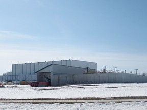 Canada Royal Milk's wastewater treatment plant in Kingston on March 9.