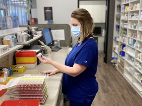 Jen Baker is a pharmacist and co-owner at Pharmasave Loyalist Pharmacy in Amherstview, as well as the chair of the Ontario Pharmacists Association.