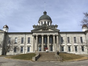 The Frontenac County Court House in Kingston, in March 2021.