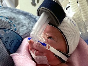 Hannah Kerr was born premature at Kingston Health Sciences Centre on Feb. 25, 2021.