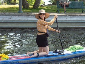 Rochelle Byrne paddled from Kingston to Niagara-on-the-Lake in July 2020 to raise awareness about plastic pollution and clean up some of the litter in Lake Ontario. A documentary of her journey, Shoreline, will be premiered online on April 1.