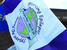 Photo supplied
Students at Our Lady of Fatima Catholic School in Elliot Lake will be bringing the epilepsy flag to fly at city hall on Friday.