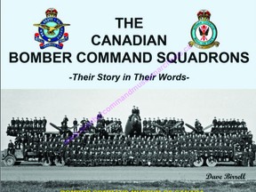 The front cover of Dave Birrell's The Canadian Bomber Command Squad. BOMBER COMMAND MUSEUM OF CANADA