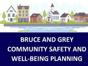 Bruce and Grey Community Safety and Well-Being Planning project logo.