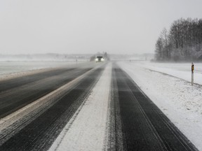 Snow squalls are possible in the area today. Motorists encouraged to adjust driving accordingly.