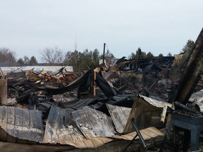 A gofundme account has raised $4,284 to date for the Paisley-area couple whose speciality woodworking shop burned to the ground in a $1 million blaze March 24 that may have been caused by a lightning strike. FRANCES LEARMENT