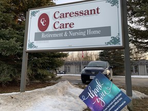 Caressant Care's long-term care and retirement home in Listowel. (Cory Smith/Stratford Beacon Herald)