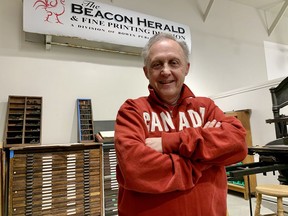 A piece of former Beacon Herald manager editor John Kastner's past is now part of his present at the Stratford Perth Museum.