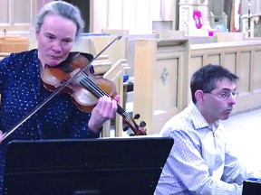 Anya and Stephen Mallinger perform two pieces by Fritz Kreisler