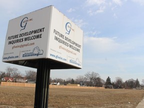 GFive Inc has listed 1.3 hectares where Sarnia General Hospital once stood. The asking price is $3.5 million. (Paul Morden/The Observer)