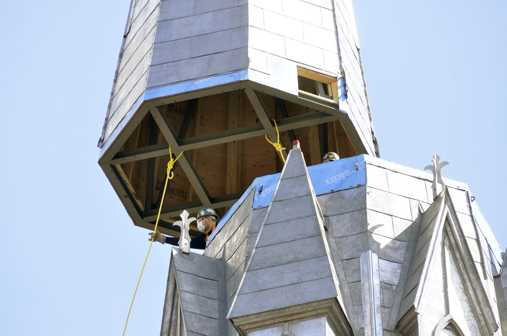 Kinkora landmark returns to its rightful place 17 1/2 years later