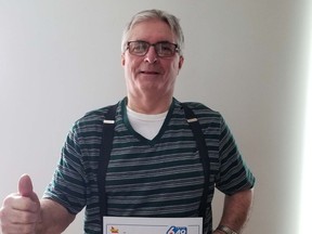 William Dunlop  won a Lotto 6/49 second prize worth $73,651.80 in the May 27, 2020 draw. OLG