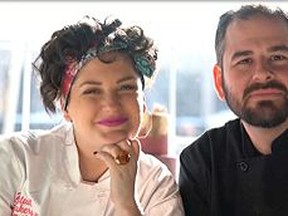 Justine Martin and Rob Burlington of Sudbury's own Guilty Pleasures Bakeshop + Catering -- along with Food Network personality Jen Barney of Meringue Bakery -- will be competing on the season 2 premiere of The Big Bake.