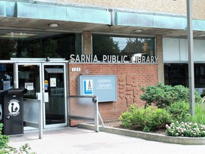 The downtown Sarnia branch of the Lambton County Library. File photo/Postmedia Network