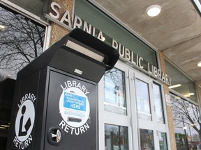 The downtown Sarnia library branch. Paul Morden/Postmedia Network