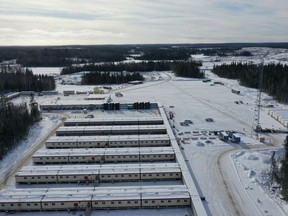 Aerial photo of the permanent camp site at the Côté Gold Project near Gogama taken in January 2021.

Supplied