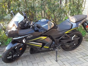 Police are asking for assistance in locating a black and yellow 2012 Kawasaki Ninja 250 cc motorcycle that was stolen from the backyard of a Patricia Avenue residence in Timmins sometime between Saturday, March 20 at 7:30 p.m. and Sunday March 21st at 08:30 a.m. This bike is valued at $3,000. Anyone with information is asked to call Crime Stoppers at 1-800-222-TIPS, use the internet at www.P3tips.com or download the P3 app.

Supplied