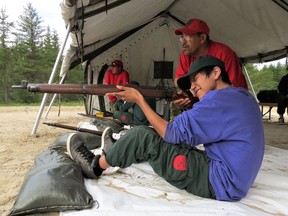 Junior Canadian Ranger Jethro Anderson, of Kasabonika Lake, concentrates on his shooting in this photo that was taken at Camp Loon in the summer of 2019.

Supplied/Sgt. Peter Moon, Canadian Rangers