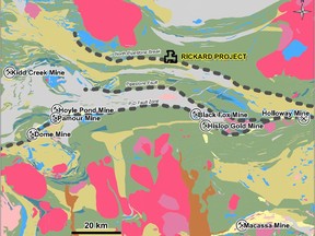 ArcPacific Resources announced this week that a 4,000-metre drilling program will begin shortly at its Rickard Gold Project  northeast of Timmins.