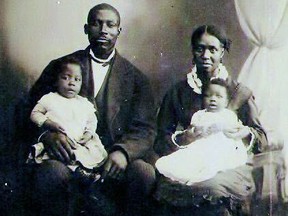 Theodore Brown (left) was the son of freed slave Charles Brown and his wife Annie, of Port Ryerse. Theodore Brown and wife Theodora (right) had nine children. Their son Albert went on to become a prominent businessman in Simcoe. Handout