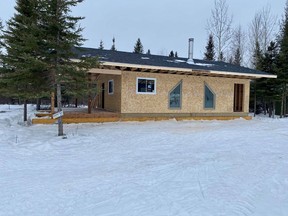 The Cochrane X-country Ski/Snowshoe Club will have a new building to shelter and events in the upcoming season. Phase 2 has been done on the new chalet. Photo Supplied