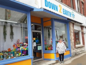 Zoe der Kinderen and her husband Peter operate Down 2 Earth in downtown Dutton. The store is dedicated to reselling items that might ordinarily end up in the landfill. Handout