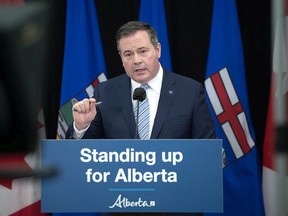 Alberta Premier Jason Kenney at a recent press  this year. Kenney said health-care workers in Phase 2C of the vaccine rollout are the next group in line to be immunized against COVID-19.